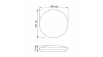 Oprawa sufitowa LED MILA 48W NW